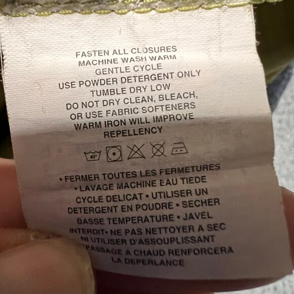 PATAGONIA Unisex Large Velocity 02 Wind Vest Medium Light Green Gray Vintage - Picture 8 of 8